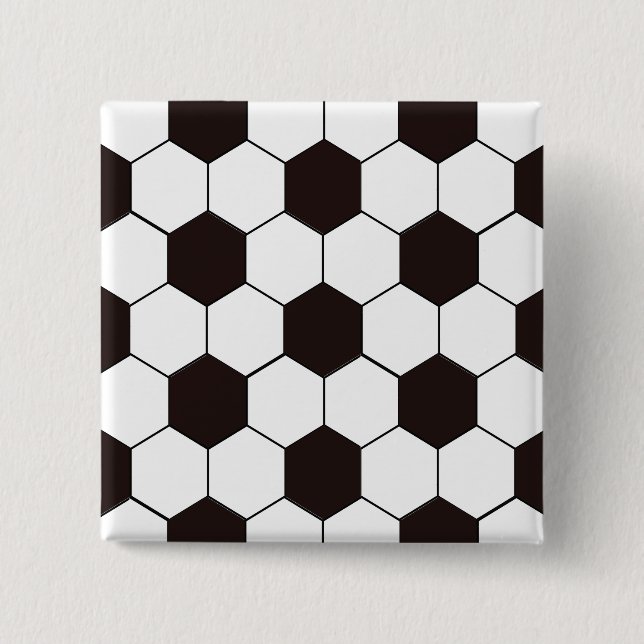 Chapa Cuadrada Fútbol | Patrón de fútbol (Anverso)