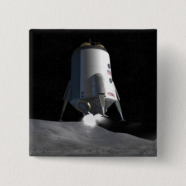 Chapa Cuadrada Futuras misiones de exploración espacial 12 (Anverso)