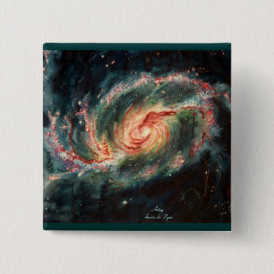 Chapa Cuadrada Galaxia espiral barrada