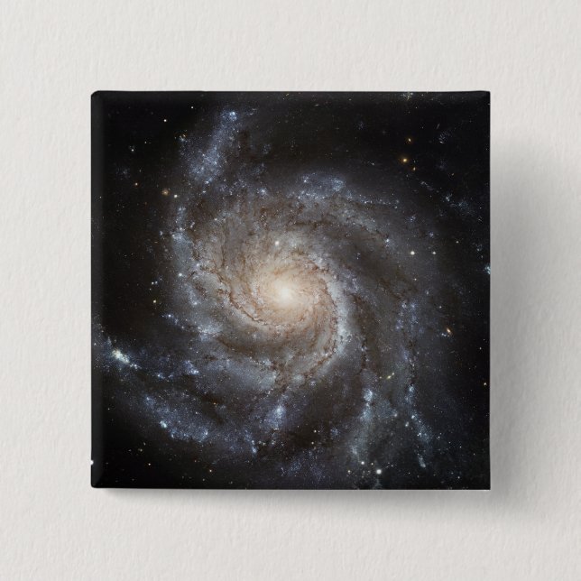 Chapa Cuadrada Galaxia espiral Messier 101 (Anverso)
