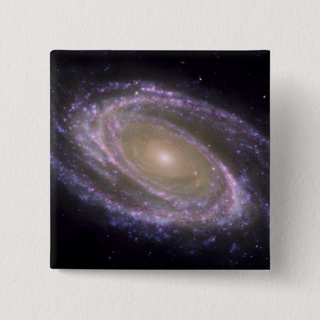 Chapa Cuadrada Galaxia espiral Messier 81 (Anverso)