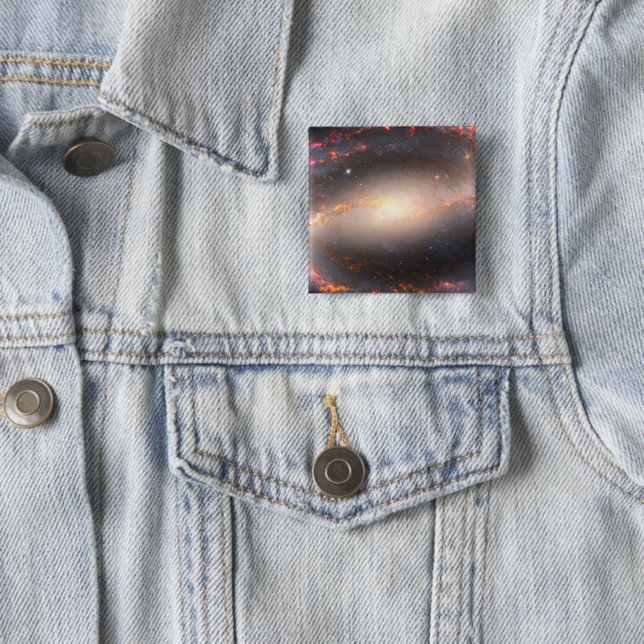 Chapa Cuadrada Galaxia Espiral Ngc 1300. (In situ)