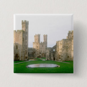 Chapa Cuadrada Gales, castillo de Caernarfon, uno de los 2 de Edu