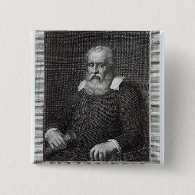 Chapa Cuadrada Galileo Galilei (Anverso)