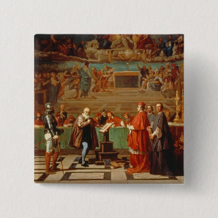 Chapa Cuadrada Galileo Galilei (1564-1642) antes de miembros del