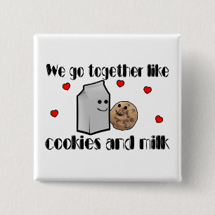 Chapa Cuadrada Galletas y amor de la leche