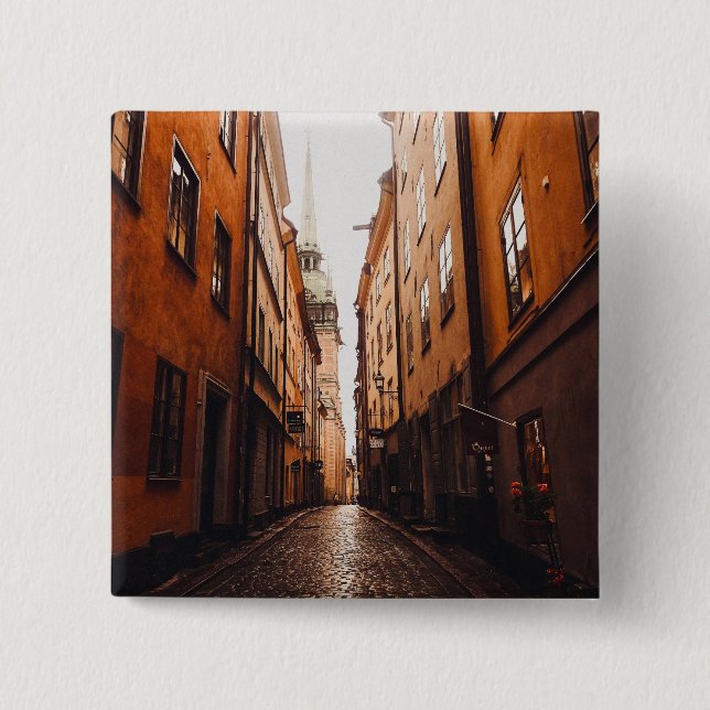 Chapa Cuadrada Gamla Stan, Estocolmo, Suecia  (Anverso)