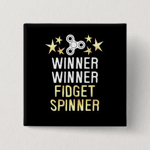 Chapa Cuadrada Ganador del premio Fidget Spinner