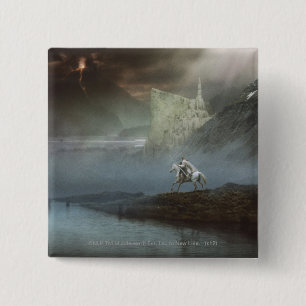 Chapa Cuadrada GANDALF™ lleva Hobbits la ciudad guardada