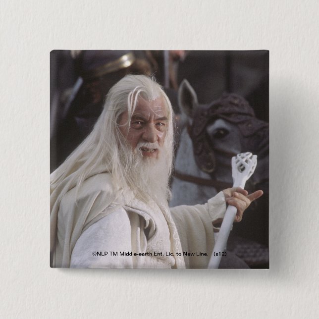 Chapa Cuadrada GANDALF™ retiene personal (Anverso)