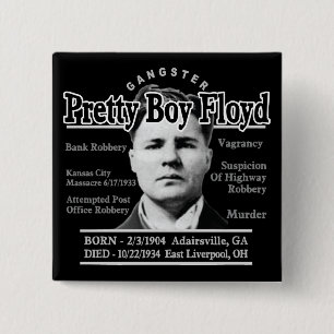 Chapa Cuadrada Gangster Bonito Boy Floyd