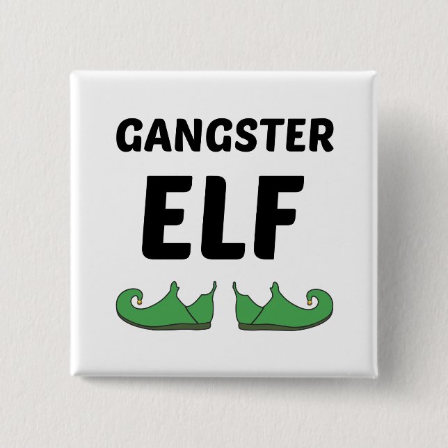 CHAPA CUADRADA GANGSTER ELF (Anverso)