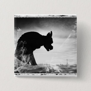 CHAPA CUADRADA GARGOYLE NOTRE DAME PARÍS FRANCIA