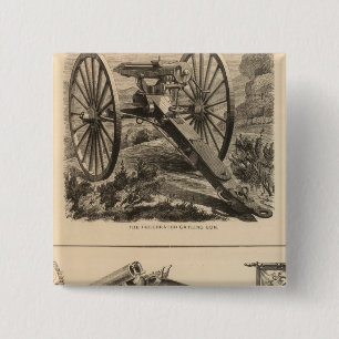 Chapa Cuadrada Gatling Gun Company Schuyler, Hartley y Graham