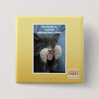 Chapa Cuadrada Gato de Smartmouth