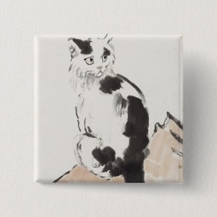 Chapa Cuadrada Gato (de Xu Beihong)
