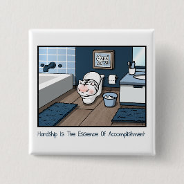 Chapa Cuadrada Gato Personalizado gracioso de la insignia del tig