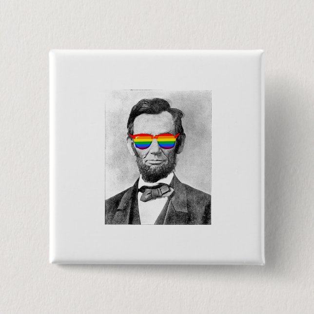 Chapa Cuadrada Gaybraham Lincoln (Anverso)