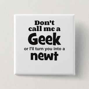 Chapa Cuadrada Geek newt bf