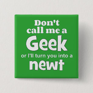 Chapa Cuadrada Geek newt wf