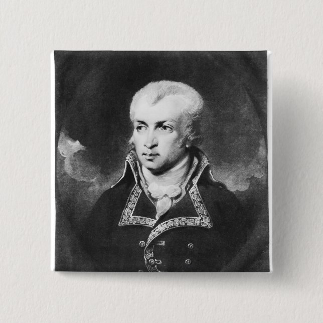 Chapa Cuadrada General Charles Pichegru (Anverso)