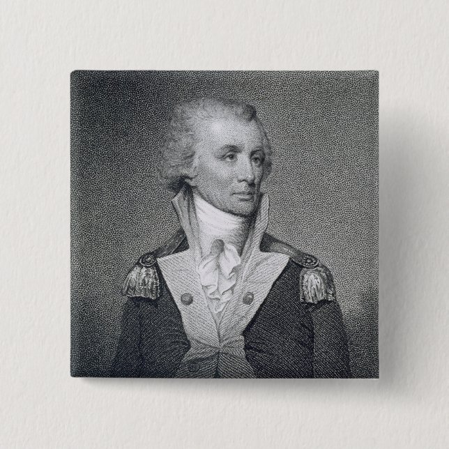 Chapa Cuadrada General importante Thomas Sumter (1734-1832) grabó (Anverso)