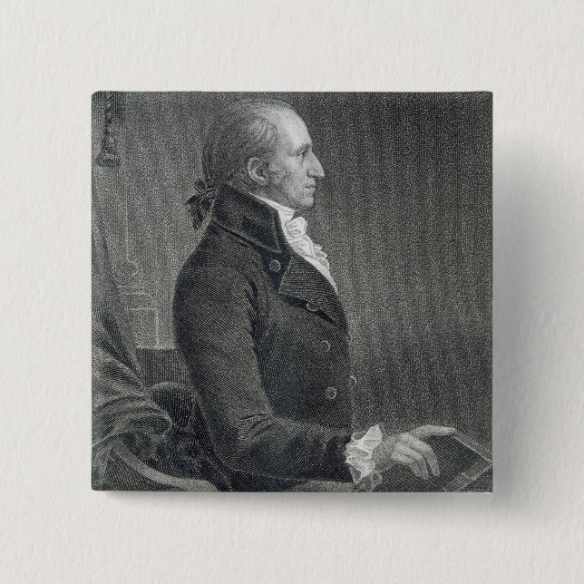 Chapa Cuadrada General James Jackson, grabada por Guillermo A. (Anverso)