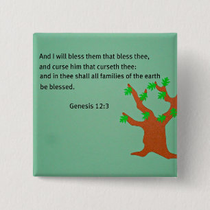 Chapa Cuadrada Génesis 12:3