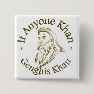 Chapa Cuadrada Genghis Khan