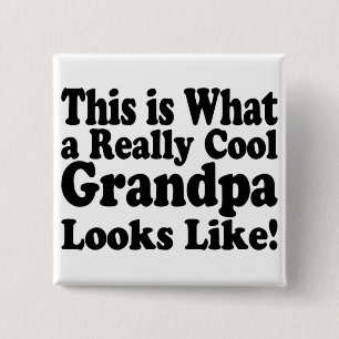 Chapa Cuadrada Genial, así es como se ve un abuelo realmente geni