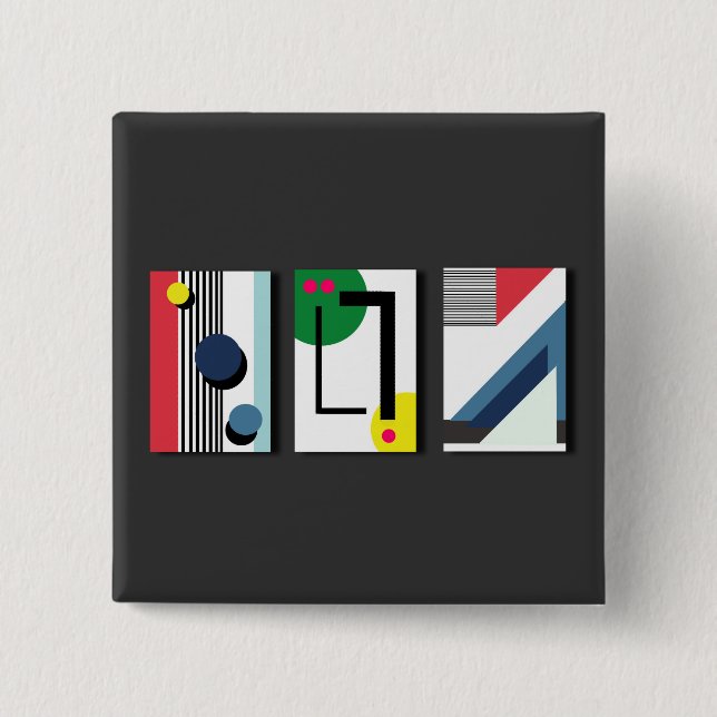 Chapa Cuadrada Geometryabstrakt (Anverso)