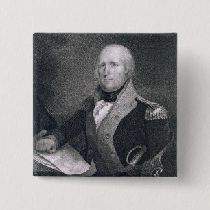 Chapa Cuadrada George Rogers Clark (1752-1818) grabado por Thomas