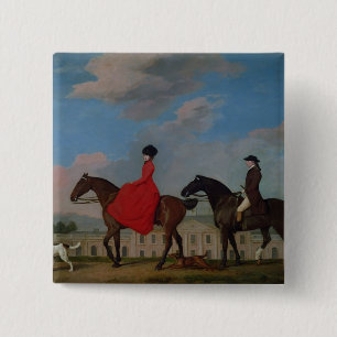 Chapa Cuadrada George Stubbs el   Juan y asambleas de Sophia que
