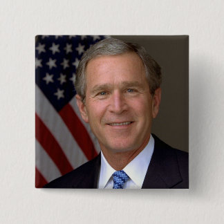 Chapa Cuadrada George W Bush