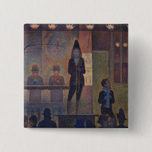 Chapa Cuadrada Georges Seurat - Diapositivas del Circo