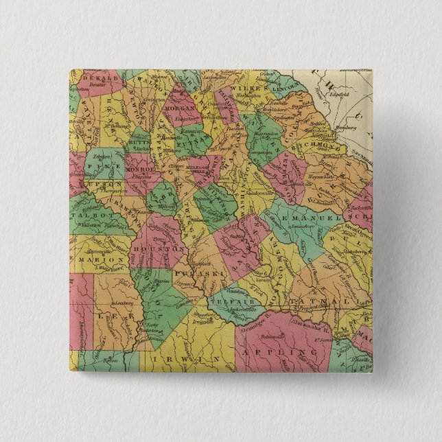 Chapa Cuadrada Georgia 9 (Anverso)