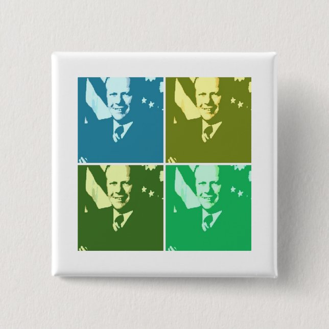 Chapa Cuadrada Gerald Ford (Anverso)