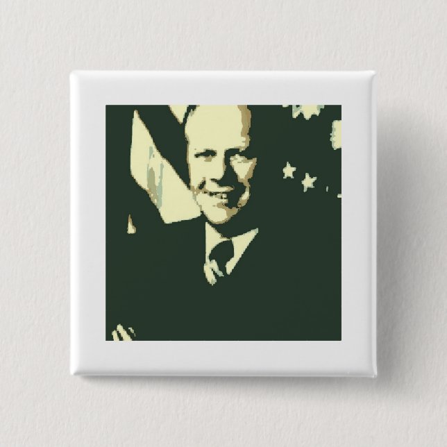Chapa Cuadrada Gerald Ford (Anverso)