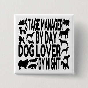 Chapa Cuadrada Gestor de etapas de Dog Lover