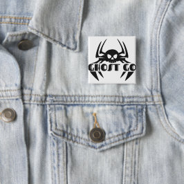 Chapa Cuadrada Ghost Go Spooky Season