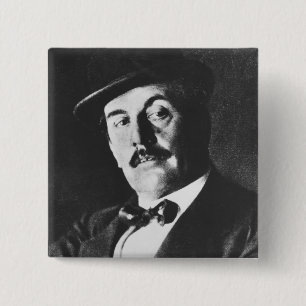 Chapa Cuadrada Giacomo Puccini (1858-1924) 1924 (photolitho) (b/w