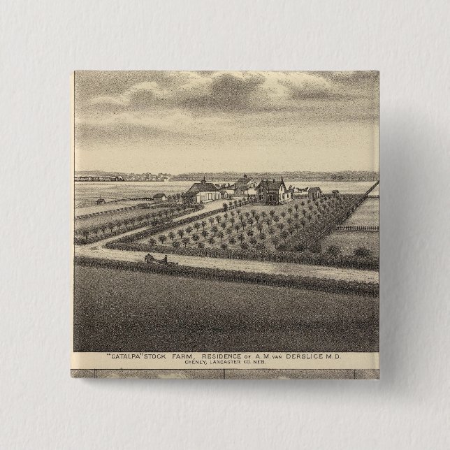 Chapa Cuadrada Gibson, Nebraska (Anverso)