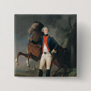 Chapa Cuadrada Gilbert Motier Marquis de la Fayette, 1788