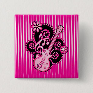 Chapa Cuadrada Girlie Guitar