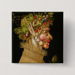 Chapa Cuadrada Giuseppe Arcimboldo - Verano