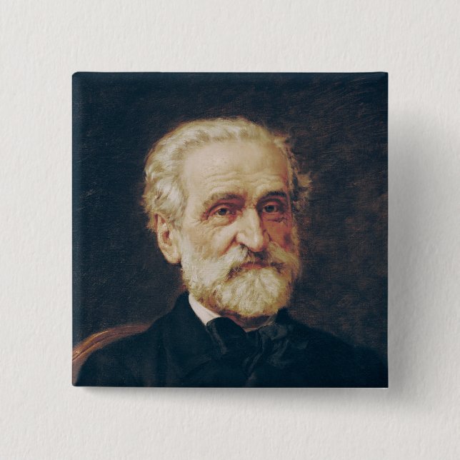 Chapa Cuadrada Giuseppe Verdi (Anverso)