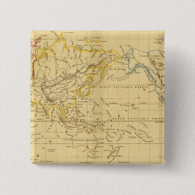 Chapa Cuadrada Globo (Anverso)