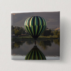 Chapa Cuadrada Globo aerostático sobre el río Yakima