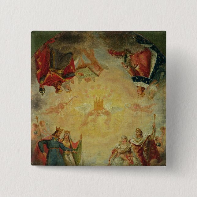 Chapa Cuadrada Gloria de St. Genevieve (Anverso)