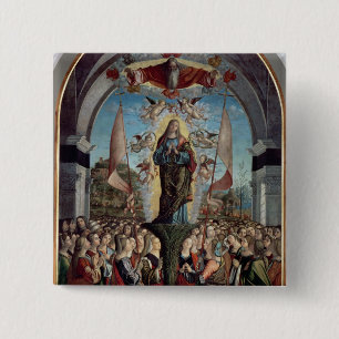 Chapa Cuadrada Glorificación de Santa Ursula y de sus compañero